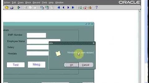 Oracle Apps Tutorial-2:oracle apps-Oracle Form Triggers Development Video tutorial