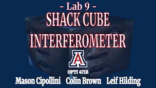 OPTI 471B Lab 9 - Shack Cube Interferometer (2026)