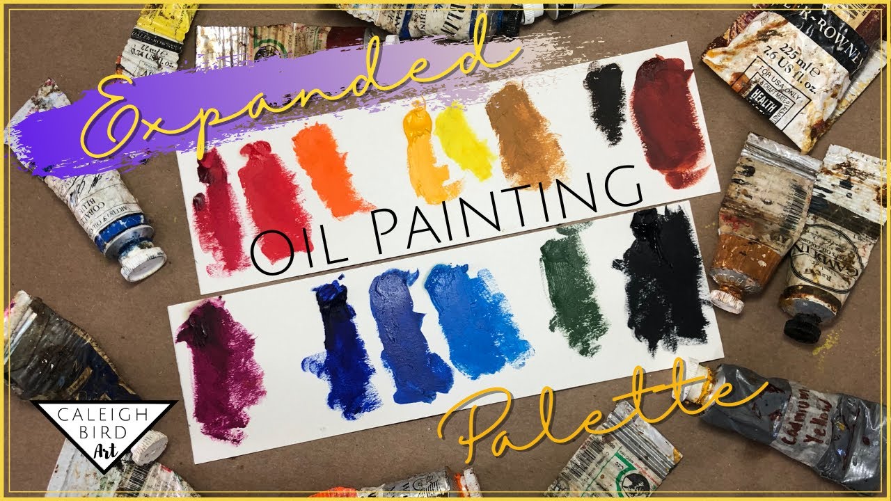 How to layout a palette for oil painting 