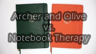 Archer and Olive vs. Notebook Therapy B5 Journals | Review + Comparison