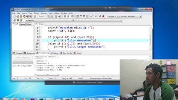 Menghitung Percabangan IPK dengan Bahasa C