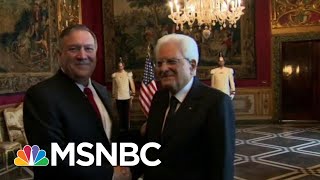 Pompeo Accuses House Democrats Of Trying 'To Intimidate' State Department | Hallie Jackson | MSNBC