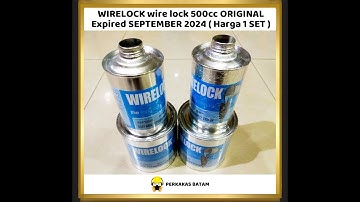 WIRELOCK wire lock 500cc Seling 500 cc wirelock/WIRELOCK wire rope
