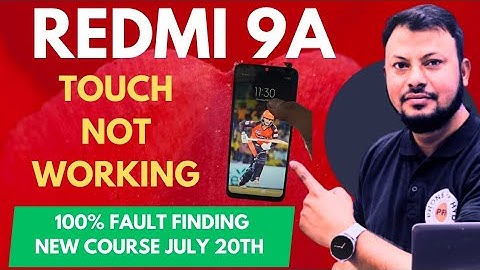 Redmi 9A Touch Not Working TP INT Line  missing Live Repair by #mobileguruferozsir Phonefixhyd