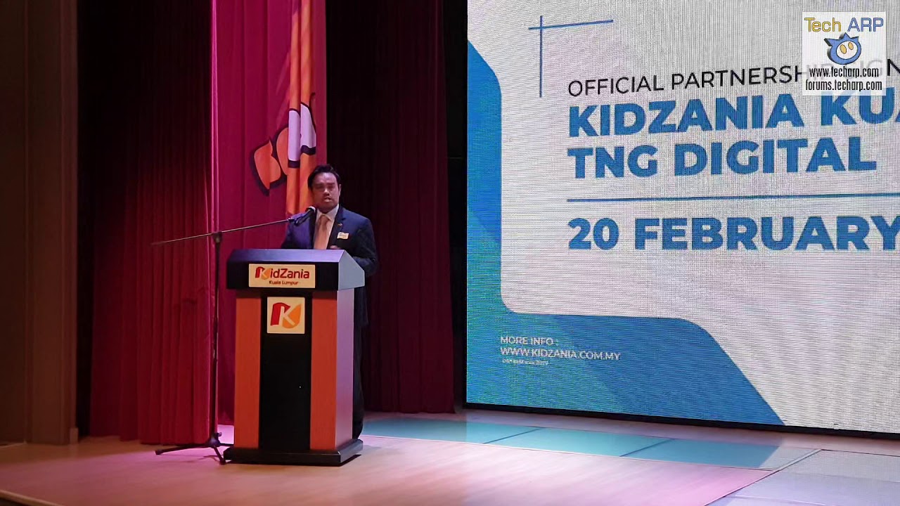 TnG Digital + KidZania Partnership Speech   Shahrul Nizar Ahmad
