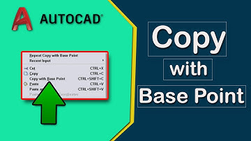 How to copy with base point in AutoCAD