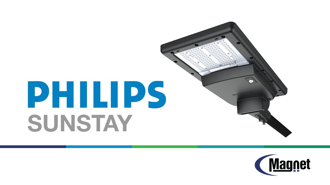 pence utilfredsstillende hoppe Philips - The Solar SunStay street light - YouTube