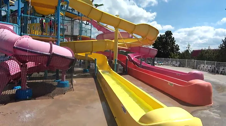 Beach Party Water Slide at Michigan Adventure