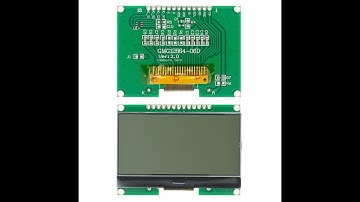 Демонстрация использования встроенных шрифтов в дисплее GMG12864