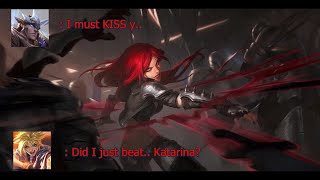 All Quotes against Katarina and Katarina Skins.