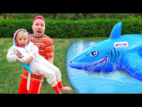 Swimming Pool Games | Baby Shark | Fun Sing Along Songs by Alice and dad