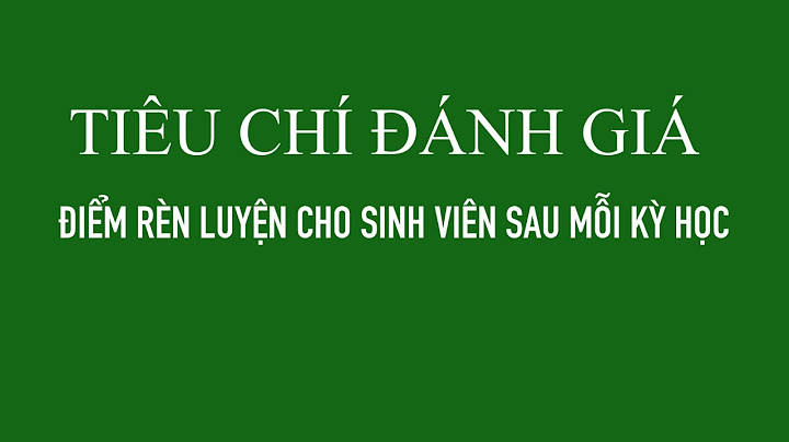 Thời gian đánh giá điểm rèn luyện năm 2024