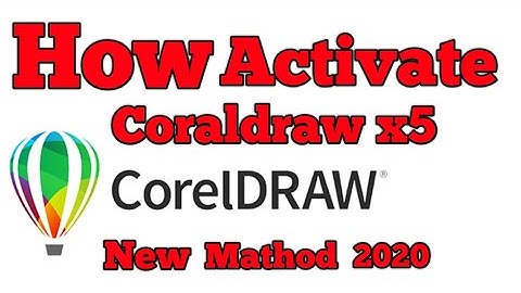 How to activate Coraldraw X5 coral draw activate kare