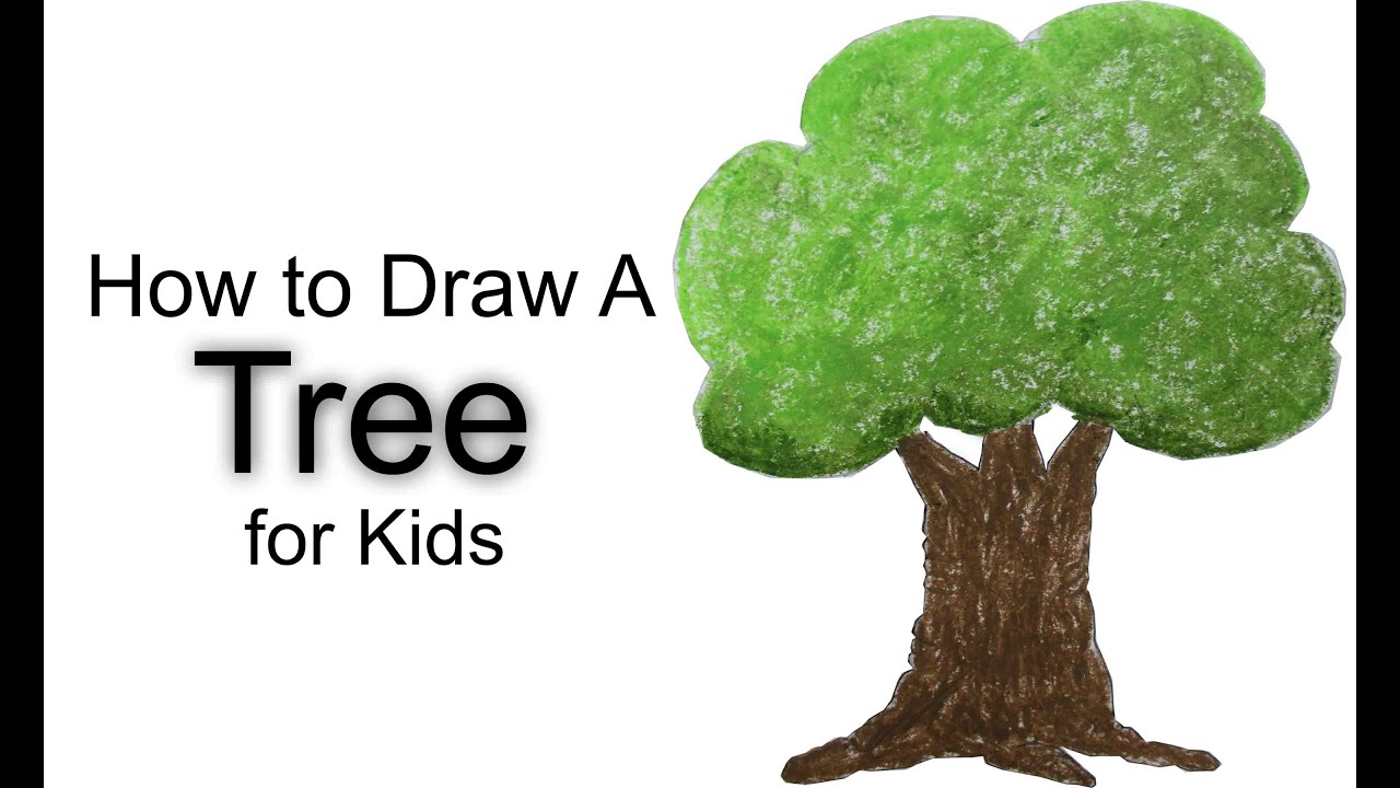 How to Draw a Tree for Kids - YouTube