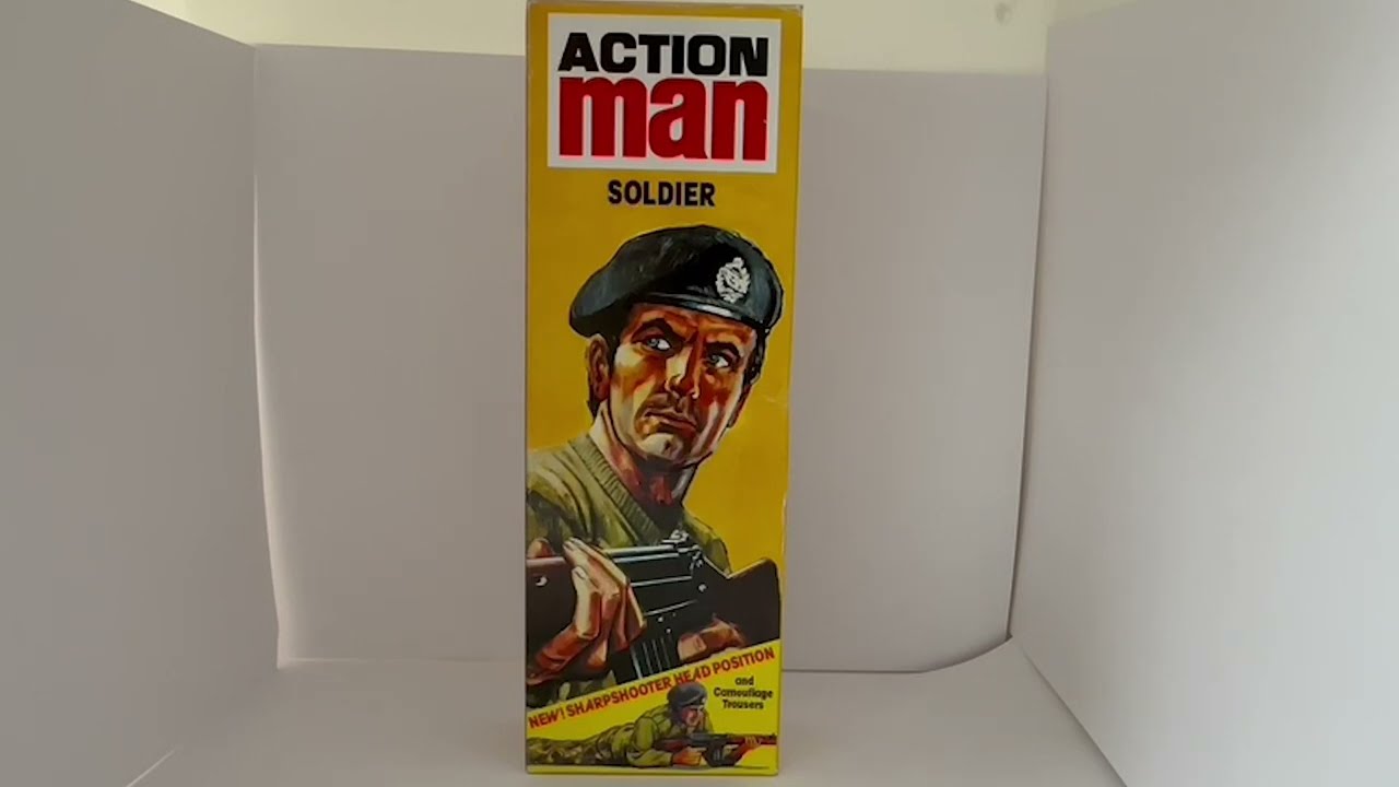 2007 Action Man 40th Anniversary - Action Figure With Realistic features - In Original Box