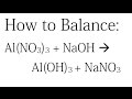 Balancing Chemical Equations Concepts