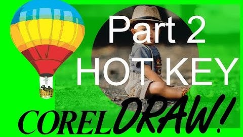 CorelDraw Tips & Tricks Vignette Missing and more info Part 2 HOT KEY