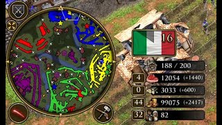 First Time Playing with Italy | Free for All | PvP | No treaty Condition | AOE3 Definitive Edition