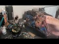 Painting area clean up- honestly there's no saving this mess