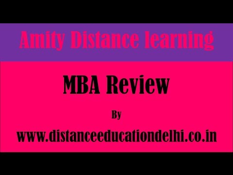 review-of-amity-distance-learning-mba