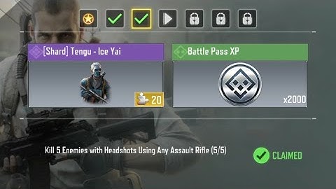 Call of Duty Mobile Kill 5 Enemies with Headshots Using Any Assault Rifle Task Complete