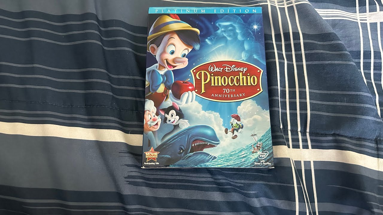 Opening to Pinocchio: 70th Anniversary Platinum Edition 2009 DVD (Main Menu/Français options)