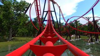 Red Force - Vekoma launch coaster - offride + onride I No Limits 2 Professional
