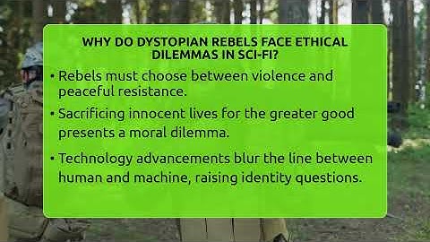 Why Do Dystopian Rebels Face Ethical Dilemmas In Sci-fi? - The SciFi Reel
