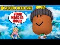 I got 20,000 HEAD SIZE and became the SMARTEST PERSON in the WORLD.. (Roblox)