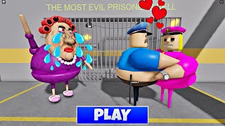 SECRET UPDATE | BARRY FALL IN LOVE WITH Police Girl ? ROBLOX #roblox #obby