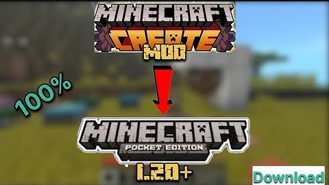 Create Addon For Minecraft Pocket Edition🔥🔥| MCPE 1.20+