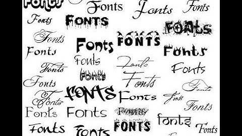 Cài đặt thêm font chữ cho máy tính