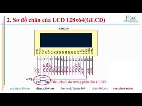 Tự học 8051: Bài 17 – lập trình 8051 giao tiếp  LCD 128×64