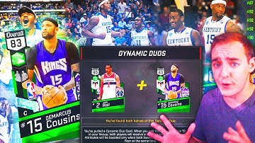 NBA 2K17 My Team DYNAMIC DUOS! MAJOR BOOSTED STATS!