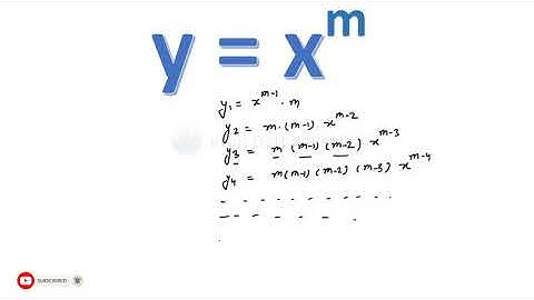 Nth Derivative Of X^m engineering mathematics tutorials In Hindi