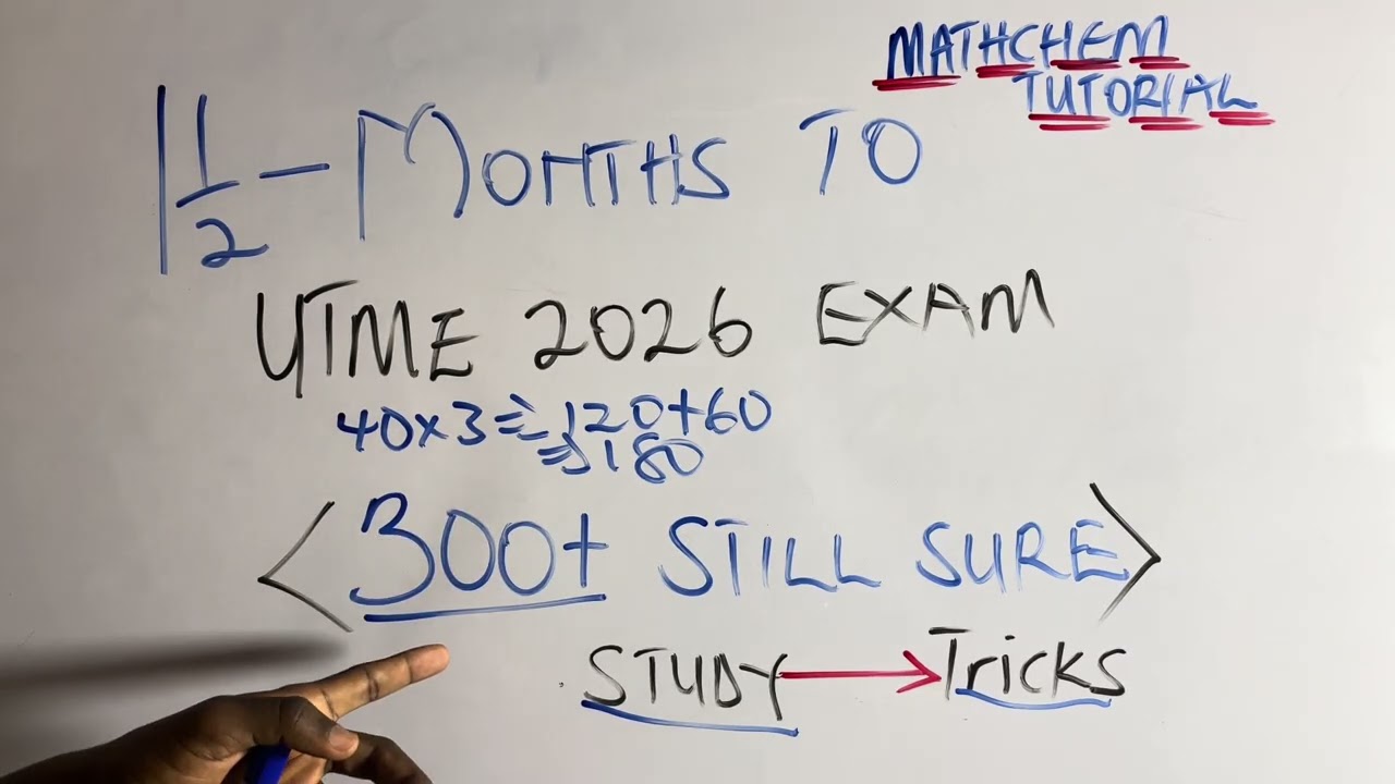 HOW to Score 300+ in JAMB 2026 in 45 Days 🔥 [MUST WATCH]