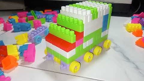 DIY Lego game makes miniature trucks | ASMR | DIY | #asmr #lego #funbuildingblocks #diy