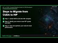 Migrate to HIP from CUDA: A Complete Guide for AMD Developers #AMDevs