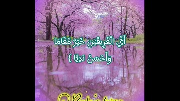 سورة مريم {وَإِذَا تُتْلَىٰ عَلَيْهِمْ آيَاتُنَا بَيِّنَاتٍ…} تلاوة القارئ عبدالرحمن مسعد