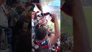 inizio partita,tifo bolognesi al Ferraris! #bolo #championsleague #stadioferraris