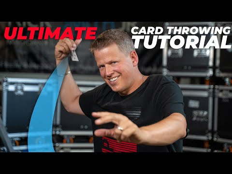 Video: How To Throw Cards