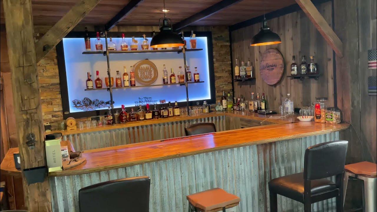 Rustic Bar in Pole Barn Updates and Additions YouTube