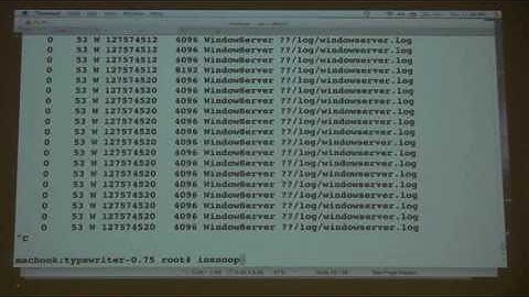 Brendan Gregg on DTrace Part 4
