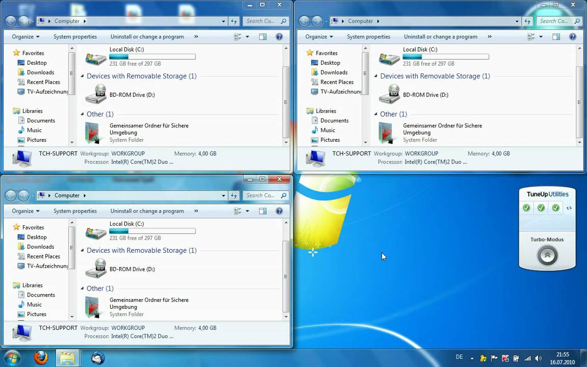 Windows® 7: Aerosnap with more then 2 windows