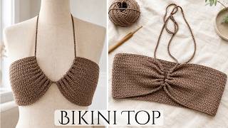 Learn How to Crochet a Bikini Top | Easy Crochet Tutorial