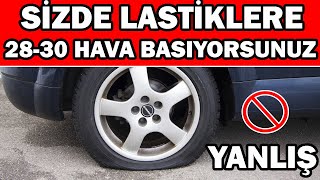 Lastik Hava Basıncı Kaç Olmalı? Lastik Hava Basıncı Yüksek Olursa yada Az Olursa Ne Olur?