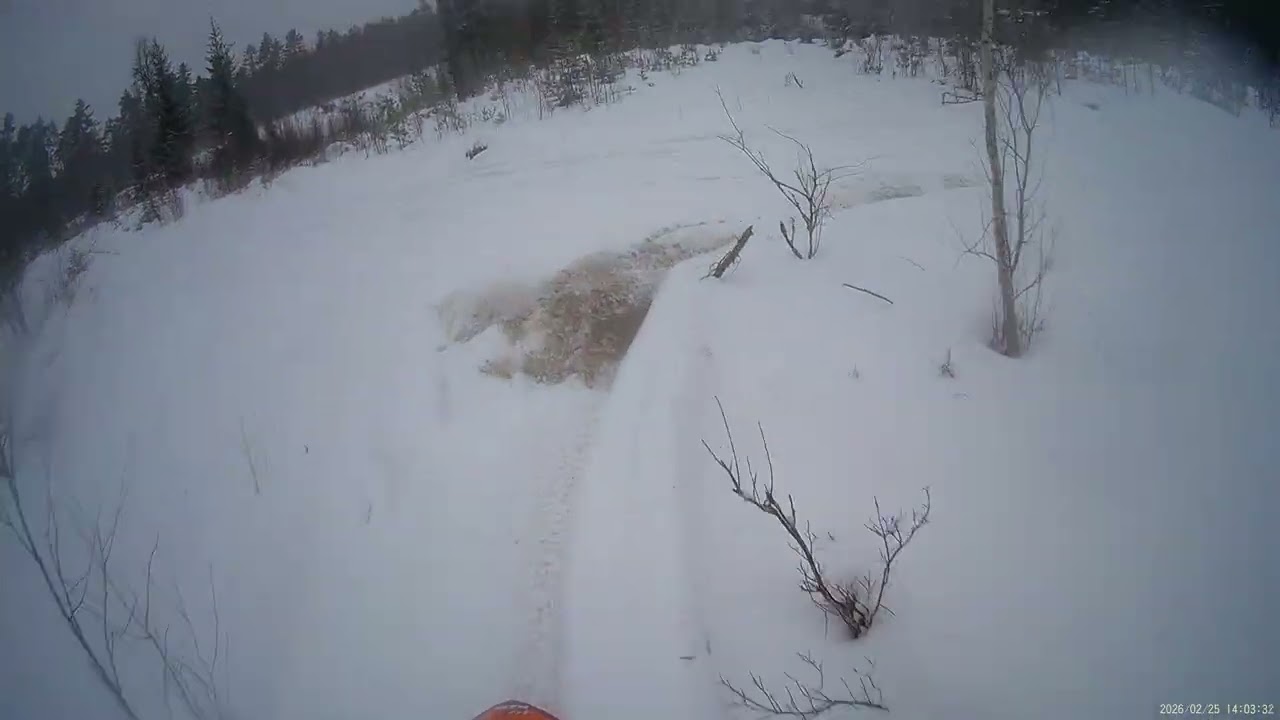 Träna snöspår hos Raketen Sjöberg