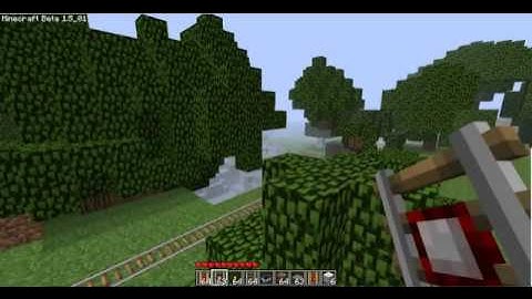 Minecraft Rail update 1.5 infinite rail