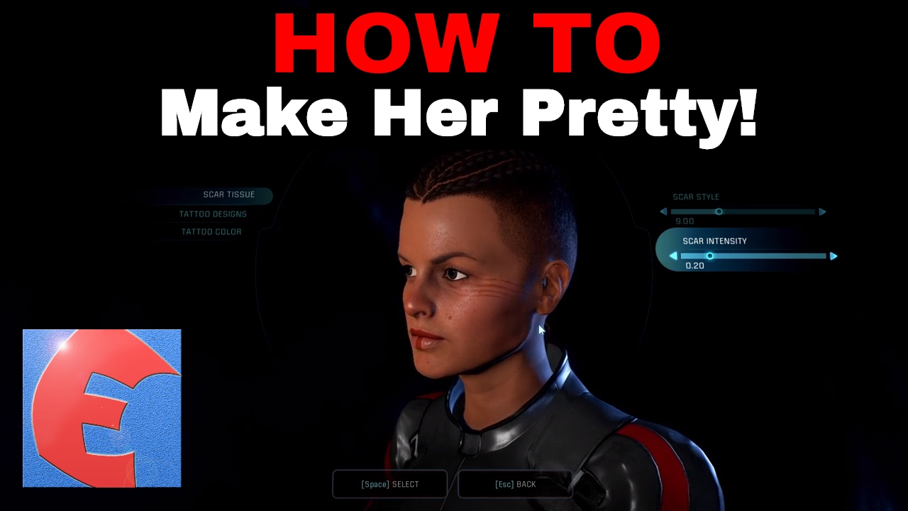 How To | Sexier FEMALE RYDER | Mass Effect Andromeda