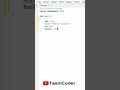 C++ Program to print 1st even natural Numbers | #tasincoder  #coding #coder